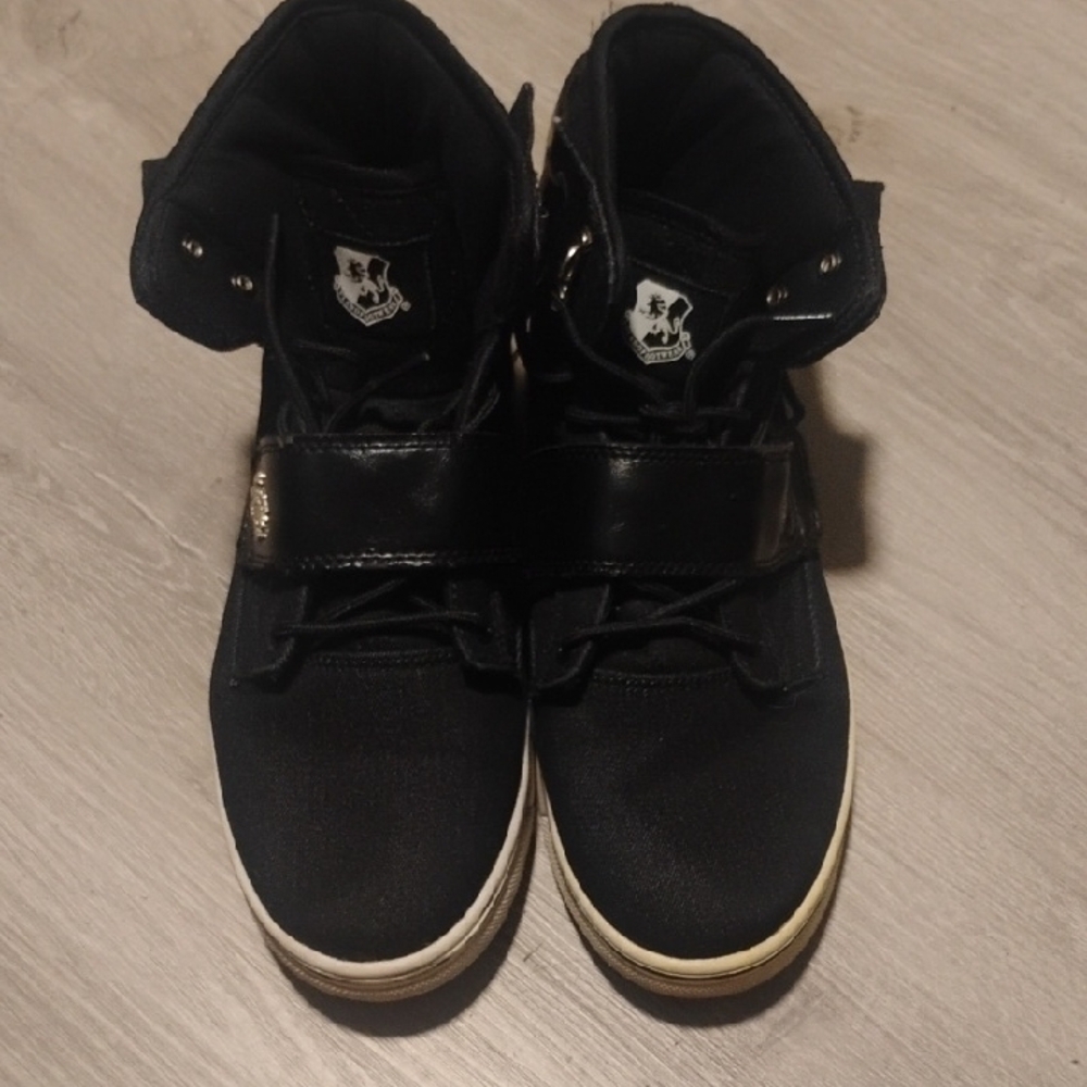 Black High-Top Sneakers